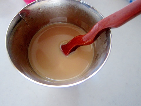 ココナツミルクガムシロップコーヒー